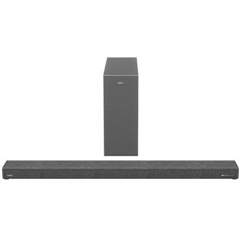 Barra de sonido Haier HSD210K6 2.1 Bluetooth HDMI ARC 120W con subwoofer inalámbrico
