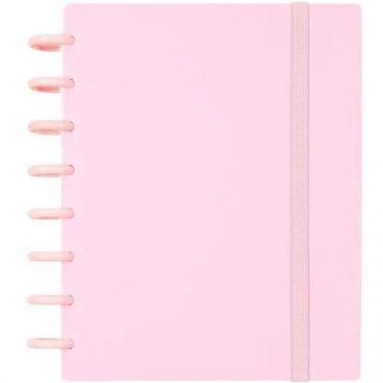 Cuaderno Ingeniox A5 80H Cuadrícula Rosa Pastel