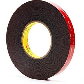 3M VHB Heavy Duty Mounting Tape 5952 Black, 3/4 in x 15 yd 45 mil by 3M