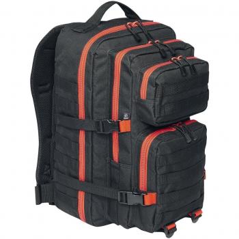 Brandit Backpack US Cooper large 2-color, Farbe:black/red;Größe:one size
