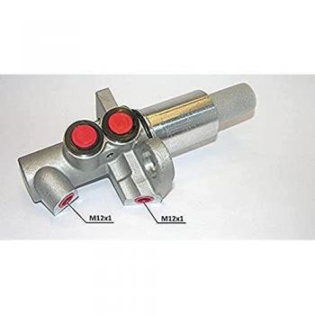 Cilindro principal de freno HELLA 8AM 355 500-021 - Compatible con AUDI, SEAT y VOLKSWAGEN, Sistema de frenos TRW, Aluminio M12 x 1 (x