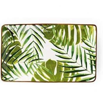 Excelsa Foliage - Plato de cerámica para aperitivos