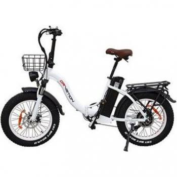 Bicicleta Eléctrica DRVETION CT20 - Motor 750W, Batería 48V/20Ah, Autonomía 60-90km, Frenos de Disco, Color Blanco Perla