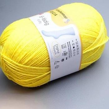 Regia 6-ovillo 06343 colour verde lima de alrededor de 375 M 150 G