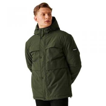 Regatta Men's Dark Khaki Waterproof Insulated Jacket Ronin II