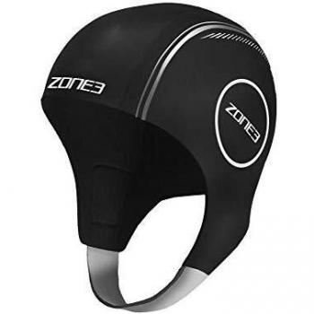 Gorro Neopreno Zone3 Swim Rojo y Negro, Gorro Neopreno Zone3 Swim Negro Plateado - L