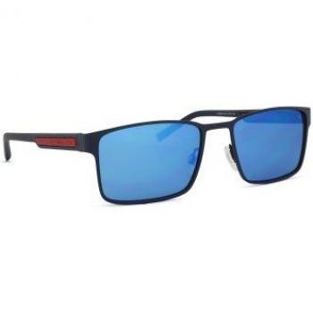 Tommy Hilfiger TH 2087/S Rectangular Metal Sunglasses - Blue - Prescription or Non-Prescription