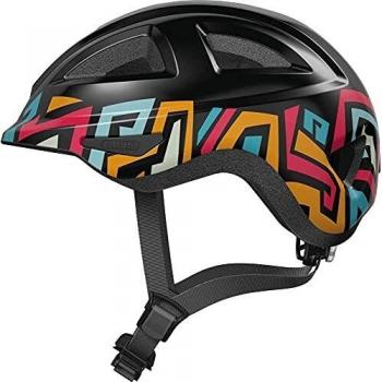 Abus ANUKY 2.0 Casco de Bicicleta, Unisex, Negro/Colorido