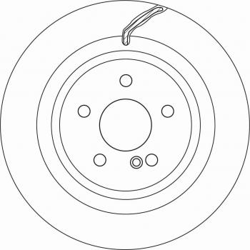 Disco de freno TRW DF6826S, ventilado, 1 pieza