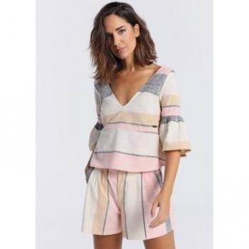 Top con manga ancha multicolor de Lois Jeans
