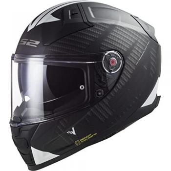 Casco Integral LS2 FF811 Vector II Splitter Negro-Blanco 4XL