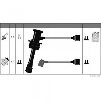 Juego de Cables de Encendido HERTH+BUSS JAKOPARTS J5382000 para TOYOTA 90919-21473, 90919-21584, 90919-21580