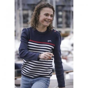 Camiseta Marinière para Mujeres Pénélope x Saint James Maelle