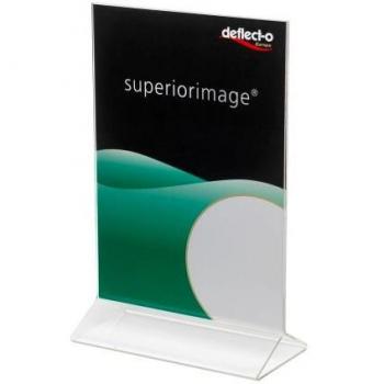 Deflect-o 774901 A5 Portrait Superior Image Stand Up Sign Holder
