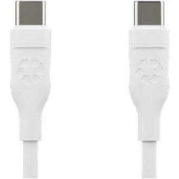 Cable USB-C a USB-C 1.2m 100W Blanco