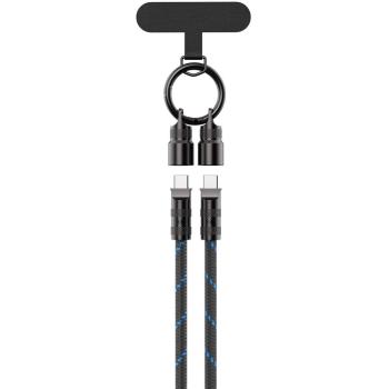 Cable USB C Havit CB6340 1,2 m Carga Rápida 60W Negro Azul