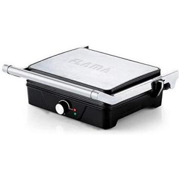 Flama S0427371 Grill de Contacto 4521Fl, Acero Inoxidable, 2000 W, Stainless Steel