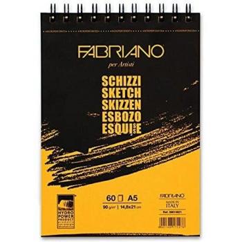 Bloc Esbozo FABRIANO A5 60 hojas
