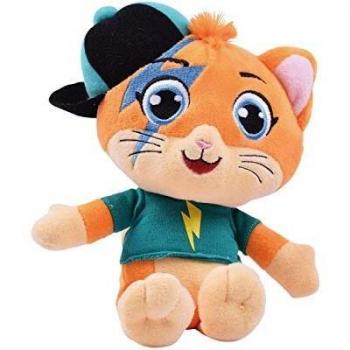 44 Gatos - Peluche Musical de Lampo con Música de la Serie de TV, para Niños de Todas las Edades, 20 cm