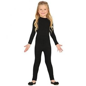 Guirca- Tuta niña, Color negro, Talla 3-5 años