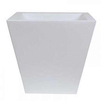 Macetero Cuadrado CLAVEL de Polietileno para Flores y Plantas - Muy Resistente, Ideal para Interior y Exterior, Varios Colores y Tamaños