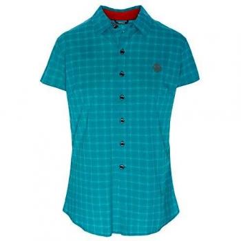 Ternua Brita Camisa, Mujer, Jade Checks, M