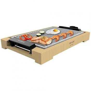 Cecotec Tasty&Grill 2000 Bamboo LineStone Plancha de Cocina Eléctrica