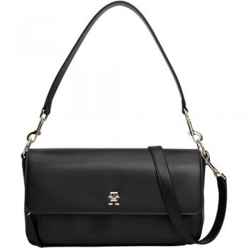 Tommy Hilfiger Soft Utility Large Crossover Shoulder Bag for Women - Black