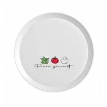 Plato para pizza opal blanco redondo Ø33,5cm Bormioli Rocco