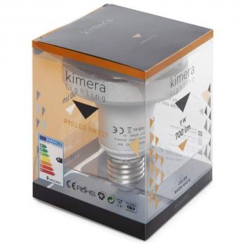 Greenice | Bombilla de LEDs R90 9W 230V E27 750LM 110º - Kimera | Blanco Cálido