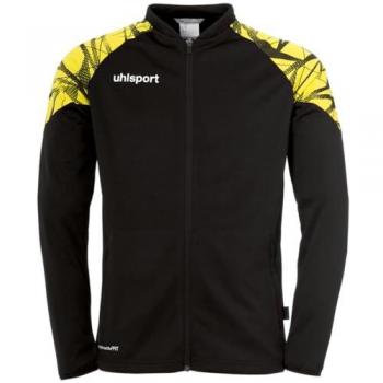Uhlsport Chándal Goal 25 Poly Amarillo, Negro Niño, Sudadera Entrenamiento Fútbol Niño Negro (L), Chaqueta Marca Modelo GOAL 25 POLY JACKET