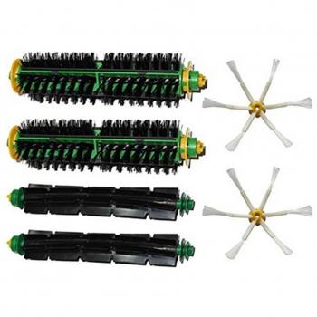 Tammy Style Ersatzbausatz für iRobot Roomba Paquete de 2 X Borstenbürste & Flexible Beater Bürste