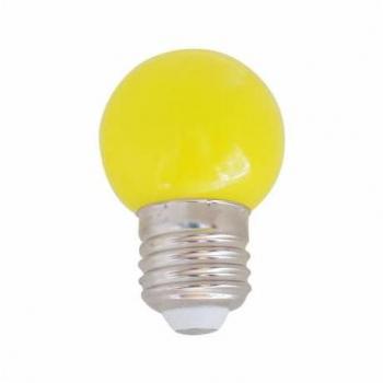 Bombilla LED AMARILLO E27 1W 230Vac 360º GUIRNALDA