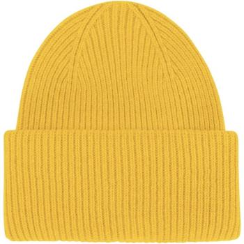 Single Pleat Cap in Lemon Yellow by Colorful Standard
