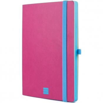 Cuaderno Finocam Modern FA5 Liso Rosa 148x210mm Encuadernado Flexi Microperforado CB8040103
