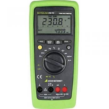 Multímetro Digital Gossen Metrawatt METRALINE DM 62, TRMS, 6600 Cuentas, CAT III 600V / CAT IV 300V, Medición de Temperatura