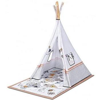 kk Kinderkraft Tapete educativo 3 en 1 TIPPY, Unisex, para bebés, Multifuncional, Accesorios, Juguetes, Carpa