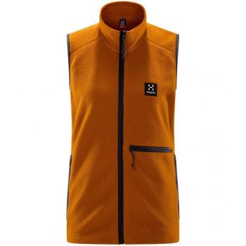 Chaleco de mujer Haglöfs Malung Pile Vest naranja XS