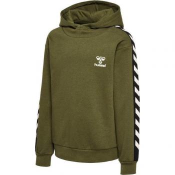 Hummel Takao Olive Night Hoodie for Boys, Age 5