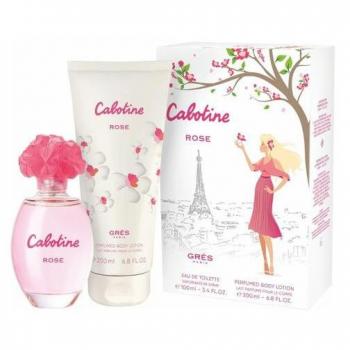Cabotine Rose Eau de Toilette Gift Set - 100ml EDT + 200ml Body Lotion by Gres
