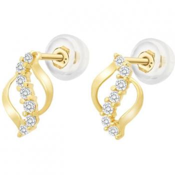 Pendientes Time Road Hin00085 Oro, Mujer