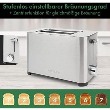 Tostadora ProfiCook PC-TA 1251 - Modelo de Acero Inoxidable de Alta Gama