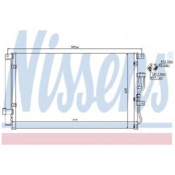 Condensador de aire acondicionado Nissens 940210