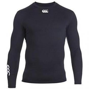 Canterbury Baselayer - Camiseta para hombre, tamaño S, color negro