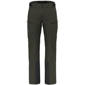 Pantalón largo Salewa Sella 3L Powertex para hombre, color verde oscuro, talla XXL