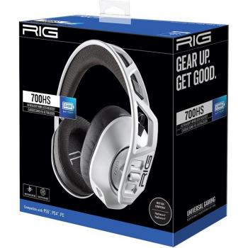 Auriculares Gaming Inalámbricos Ultra-Ligeros Nacon RIG 700HS para PS4/PS5 - Blanco