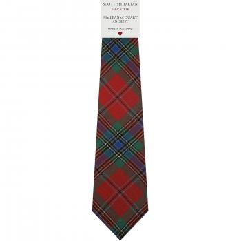 Mens All Wool Tie Woven Scotland - MacLean of Duart Ancient Tartan