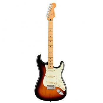 Fender Player Plus Stratocaster Electric Guitar with Maple Neck, 3-Color Sunburst Finish
