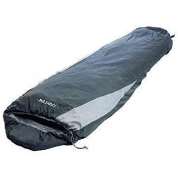 EXPLORER Light 800 4658 - Saco de Dormir, 210 x 75 x 50 cm, Color Gris