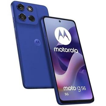 Smartphone Motorola Moto G56 5G, Pantalla 6.72, Dual SIM Híbrido, Android 15, USB Tipo-C, 8 GB RAM, 256 GB Almacenamiento, Batería de 5200